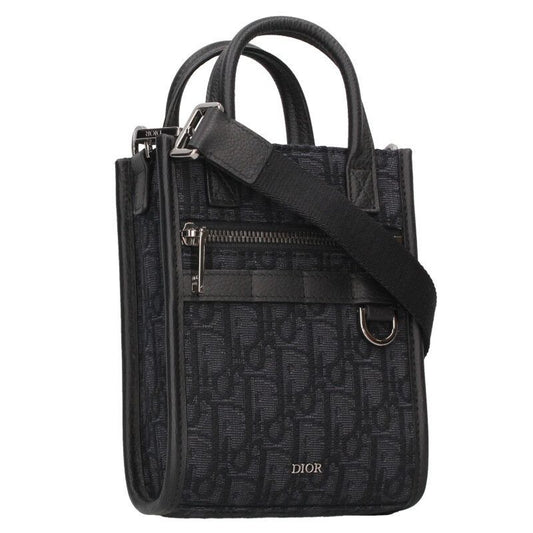 Dior Safari North South MINI TOTE Oblique Jacquard Mini Shoulder Bag Men's