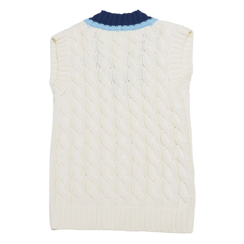 Prada Vest Size 36 Cable Knit V-neck Tilden Knit Vest Made In Italy 20241230