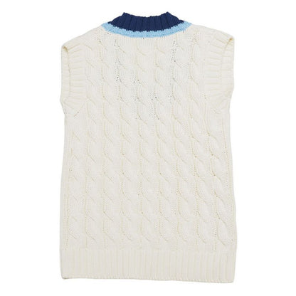 Prada Vest Size 36 Cable Knit V-neck Tilden Knit Vest Made In Italy 20241230