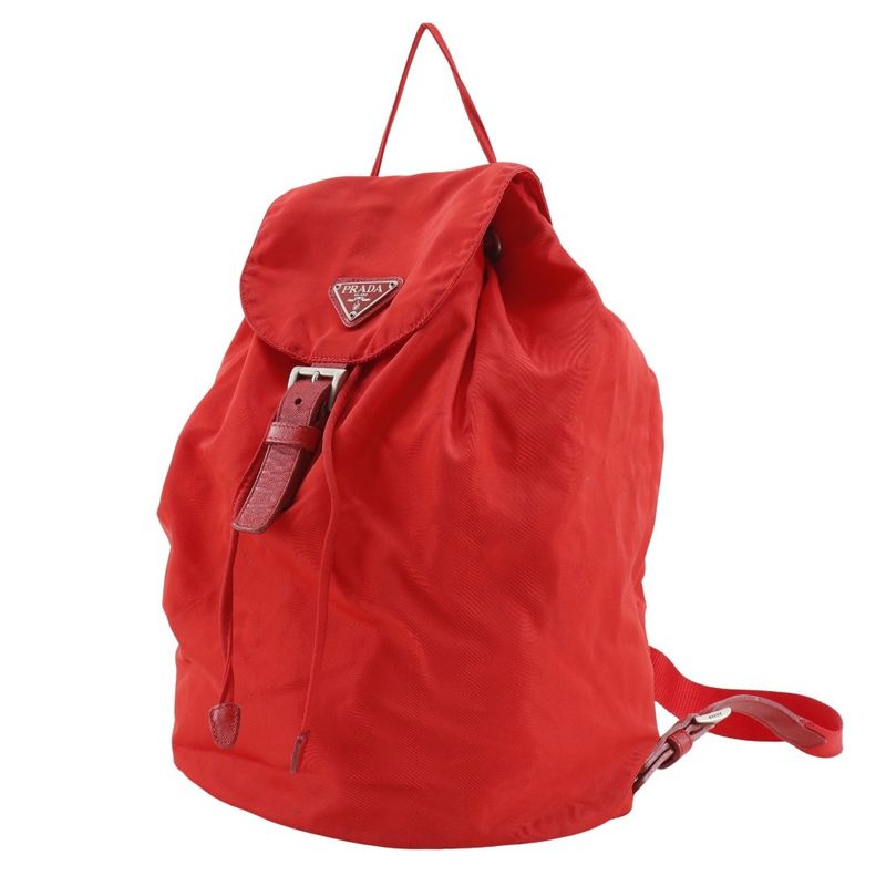 Prada Nylon Red Women's Backpack/daypack