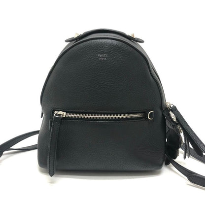 Fendi Backpack Sac By The Way Bijoux 8bz036 Leather Black
