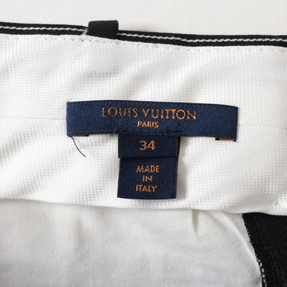 Louis Vuitton 20AW Wool And Mohair Pants Women's 34 Rw202b Stripe Black Made In