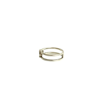 Gucci Interlocking G Silver 925 Ring No 12 Women's Accessories