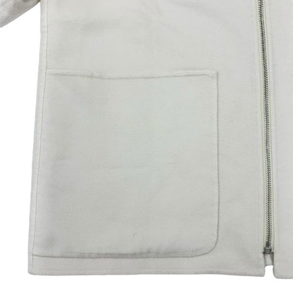 Hermes Outer Blouson Jacket Chaine D'ancre Cashmere White