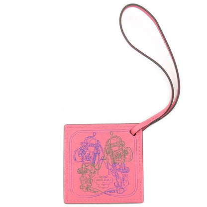 Hermes Bag Charm Careno Swift Rose Eté [brides de Gala Eyeliner Brides de Gala