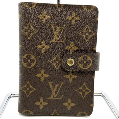 Louis Vuitton M61207 Porte Papier Zip Monogram Canvas Brown Bifold Wallet