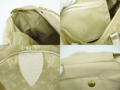 Authentic Louis Vuitton LV Speedy 30 Monogram Mini Lin Handbag Mini Boston Bag