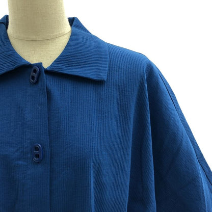 Hermes - Belted Chaine D'ancre Slit Over Dress - 36 - Blue - Women