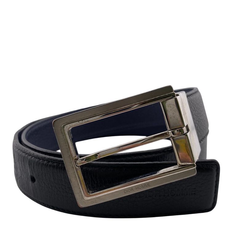 DIOR Homme Dior Homme Reversible Belt Brand Black Men's