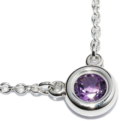 Tiffany & Co Pendant Necklace SV Amethyst 1P (014ct) Elsa Peretti By-the-yard
