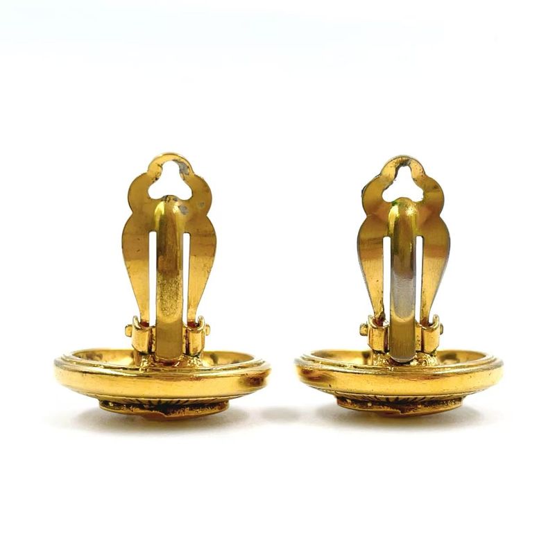 Chanel Coco Mark Vintage GP Earrings