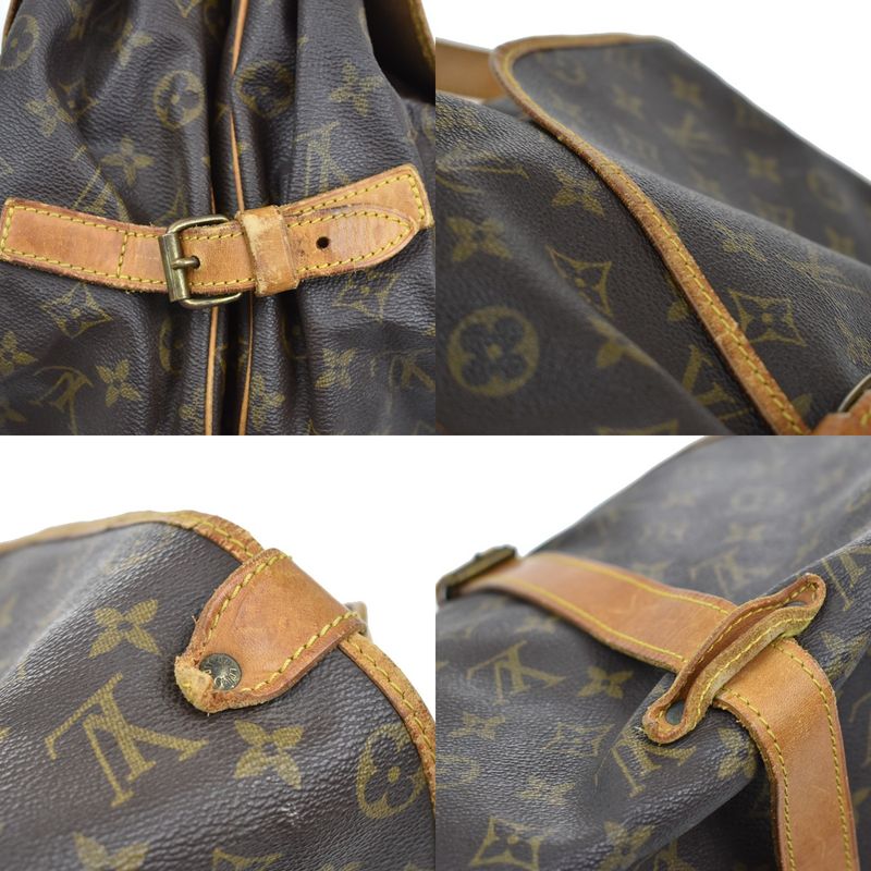 Louis Vuitton Saumur 35 Shoulder Bag Monogram Leather M42254 80kb027