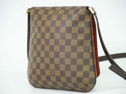 Authentic Louis Vuitton LV Musette Salsa Long Damier Ebène Shoulder Bag
