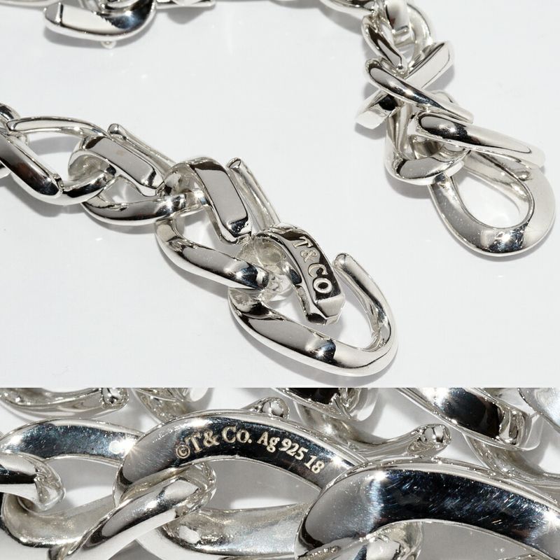 Tiffany & Co Bracelet SV Forge Medium Link Bracelet Extra Large