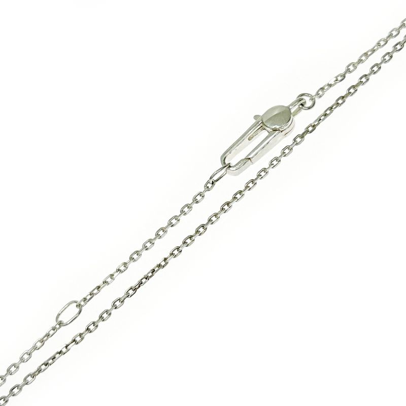 Gucci Silver Logo Square Plate Necklace 5.9g 925 Engraved 353098 Necklace