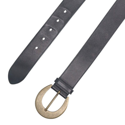 Saint Laurent Paris 606346 Metal Buckle Leather Belt Men's 85
