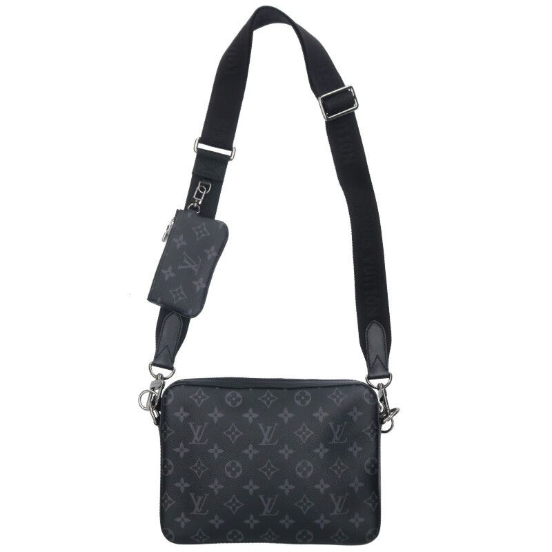 Louis Vuitton M69443 Trio Messenger Monogram Eclipse Scuff Zar Shoulder Bag