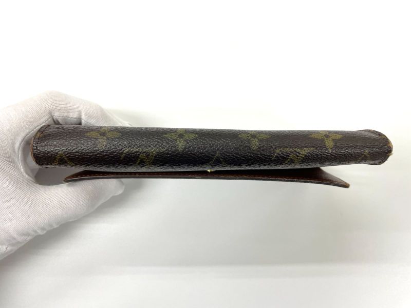 Louis Vuitton Monogram Porte Trésor International Long Wallet M61215 Brown Made