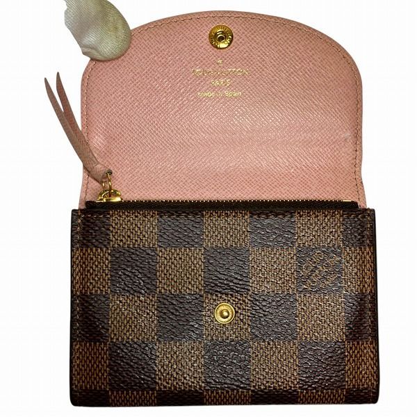 Louis Vuitton Damier Portmonnais Rosali N64423 Bifold Wallet For Women