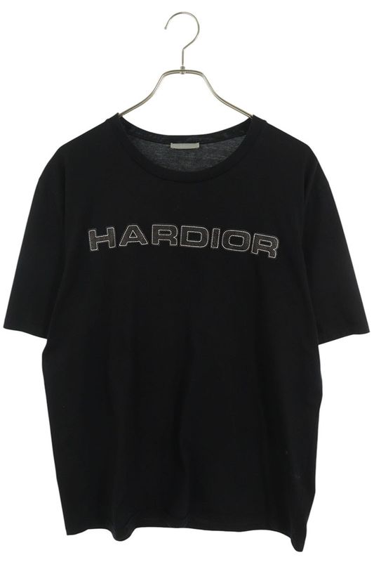 Dior 663j624w8510 Leather Logo T-shirt Men's M