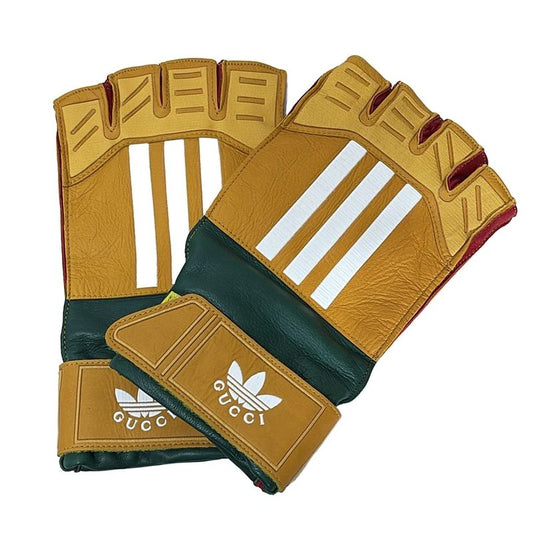 Gucci Like Gloves - 718430 Orange X Dark Green X Multi 23aw/ X Adidas/ Adidas