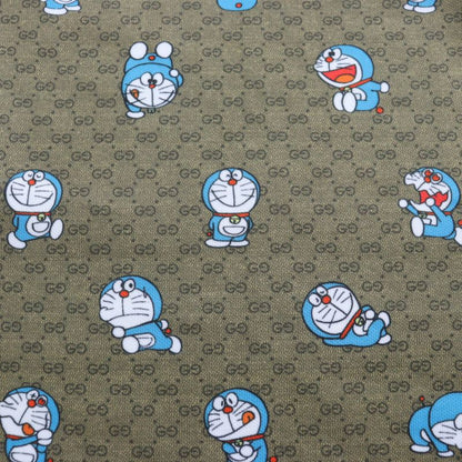 Gucci Doraemon Gucci Doraemon 656596 GG Pattern Webline Trapezoid Skirt Mini
