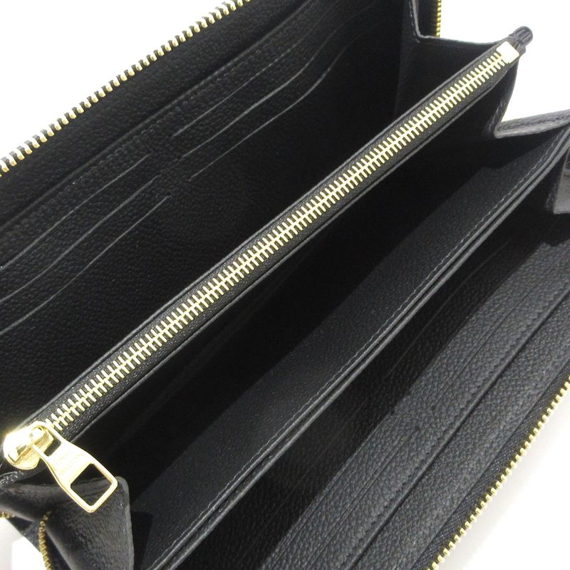 Louis Vuitton Monogram Panda LV X TM Zippy Wallet M14160 Noir Black Leather