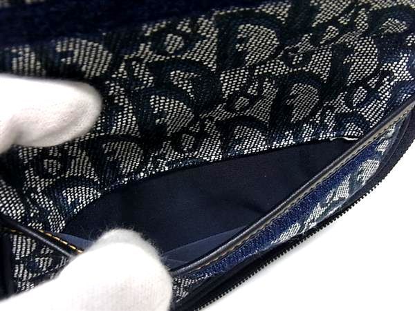 Christian Dior Christian Dior Trotter Saddle Pouch Canvas Multi