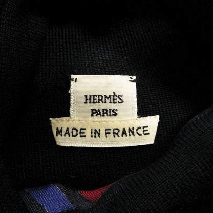 Hermes LA Fabrique des Rubans Turtleneck Cashmere Silk Dress Size S Women