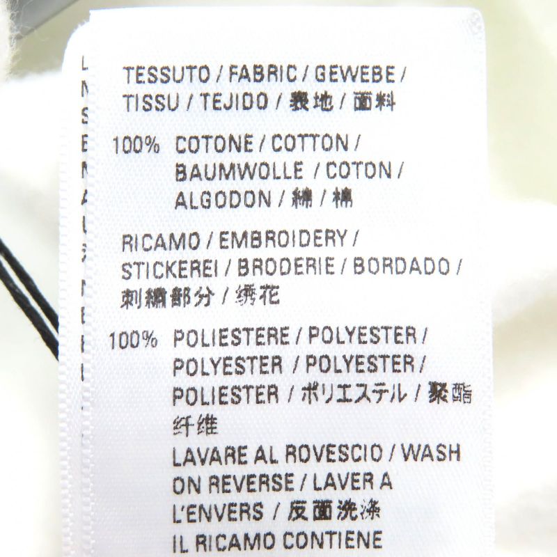 Balenciaga 21AW 651799 100% Cotton Lgbtq Logo Rainbow Embroidery Oversized