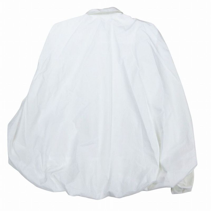 Fendi 12cpf-21-1569 Cape Rose Blouse Shirt Top Long Sleeves White Size M Women's