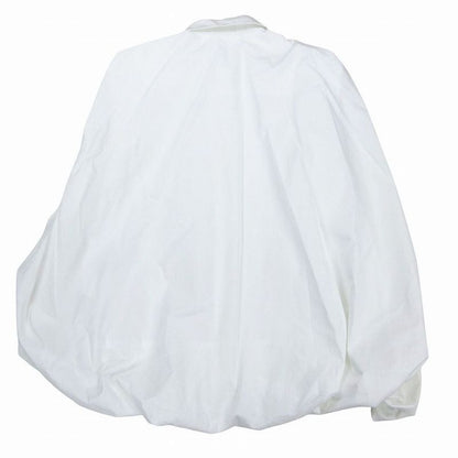 Fendi 12cpf-21-1569 Cape Rose Blouse Shirt Top Long Sleeves White Size M Women's