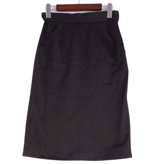 Vintage Saint Laurent Rive Gauche Skirt Tight Skirt Knee Length None Fabric