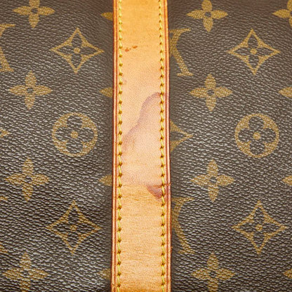Louis Vuitton Monogram Keepall 55 Boston Bag Travel Bag M41424 Brown PVC