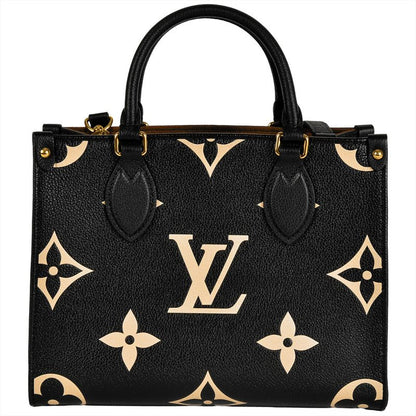 Louis Vuitton On The Go PM Handbag Monogram Empreinte M45659 Black