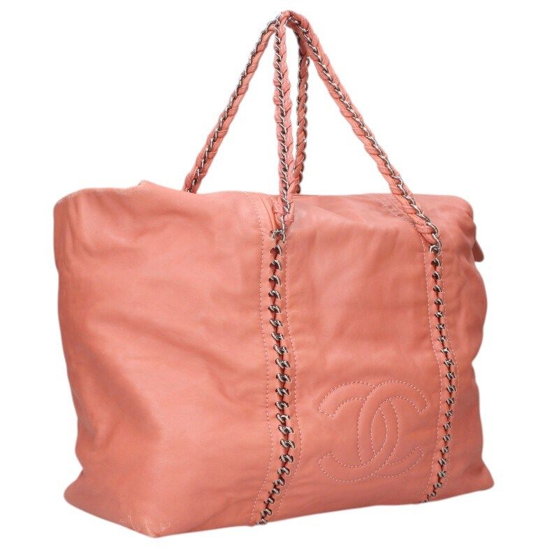 Chanel Luxury Line Chain Tote Bag Women