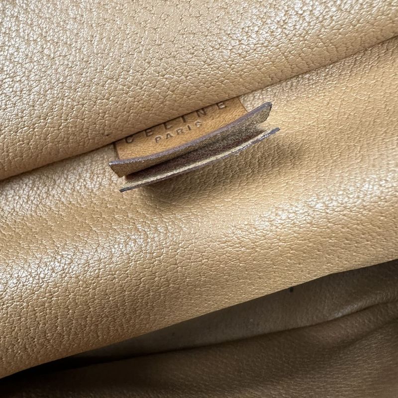 Celine Mc97/2 Macadam Vanity Bag Handbag Pouch PVC Ladies