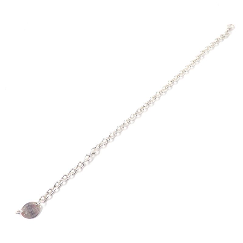 Tiffany & Co Tiffany & Co Oval Tag Necklace Choker Accessory Sv925