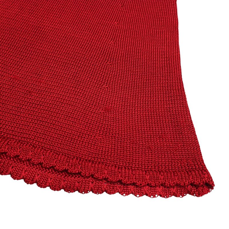 Fendi Vintage Skirt Setup Size 42 V-neck Knit Top Skirt Made In Italy 20250709