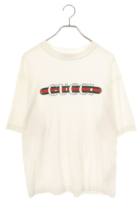 Gucci 784361 Xjgkb Logo Print T-shirt Men's XS