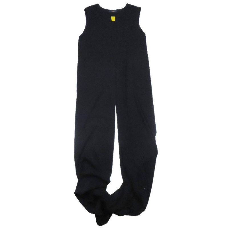 Unused 23ss Louis Vuitton Sleeveless Dress Logo Plate Modified Pullover S Black