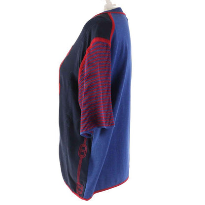 Hermes 23SS 3e2810dv Silk Chaine D'ancre Short Sleeve Knit/ Short Sleeve Knit