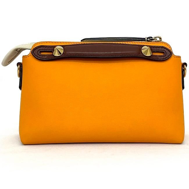 Fendi 2way Bag Bytheway Small Orange White