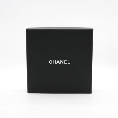 Chanel Necklace Pendant Choker Gold Black White Here Mark Logo