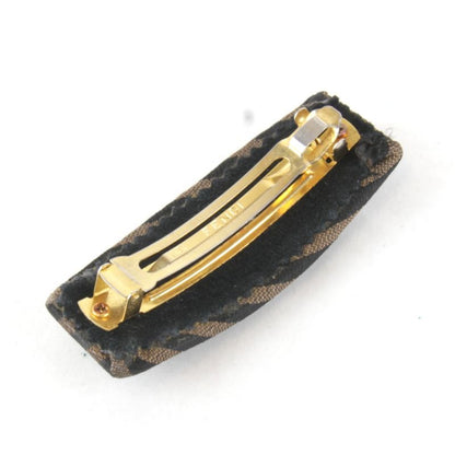 Fendi Barrette Pecan Khaki Hair Clip Hair Accessory