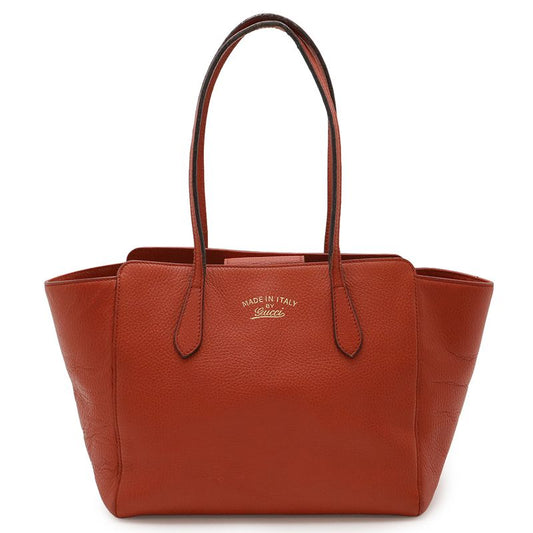 Gucci Swing Tote Shoulder Bag Shoulder Tote Semi Shoulder Leather Red 354408