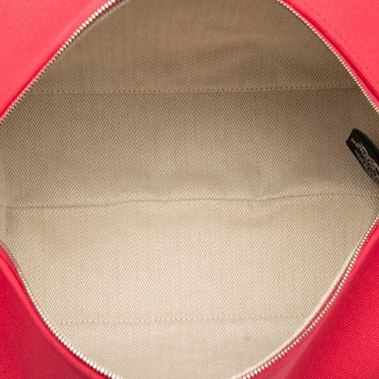 Hermes Brid A Black GM Hibiscus Pinkish Silver Hardware Canvas Women Hermes