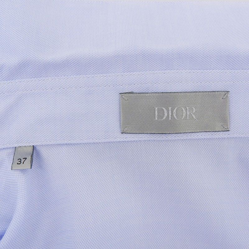DIOR Homme 013c502a4771 100% Cotton Long Sleeve Shirt With Wing Tailoring