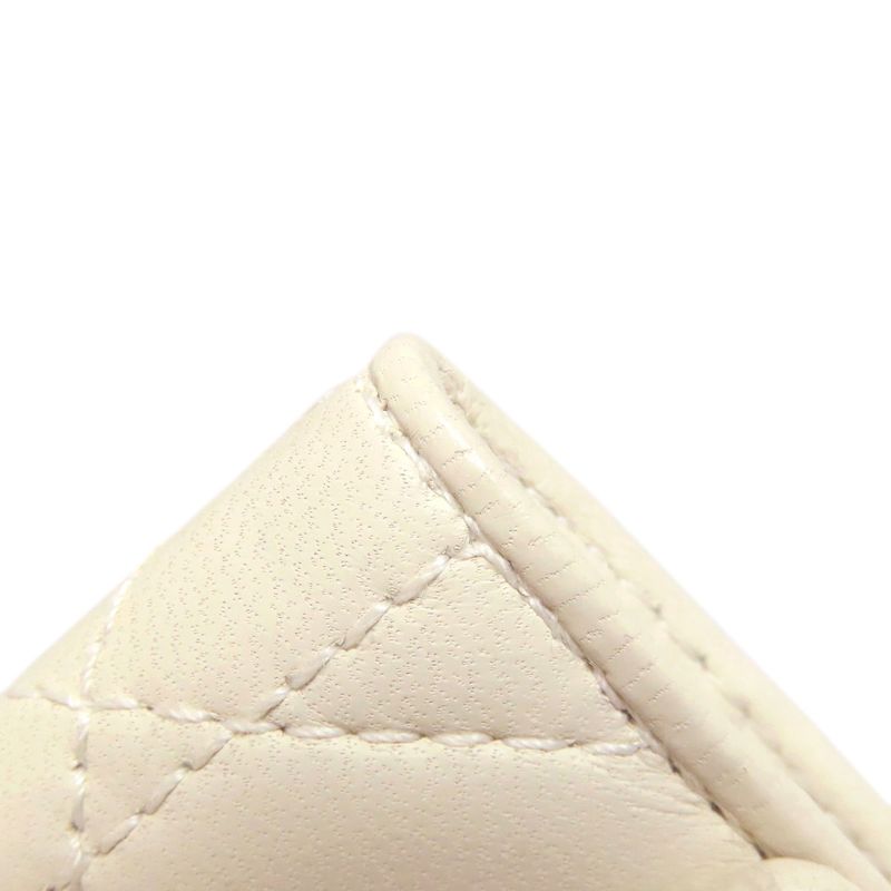 Christian DIOR Cannage Key Case Calf Women