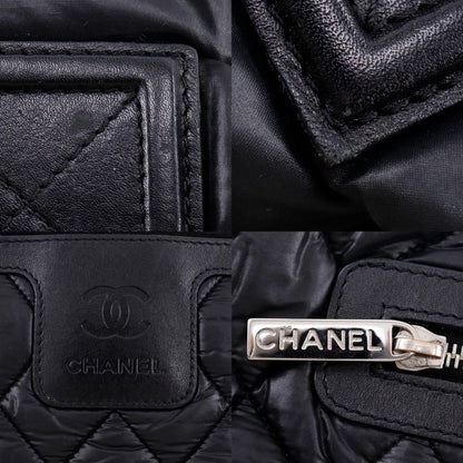 Chanel Coco Cocoon Small Tote Reversible A48610 Nylon Black Ladies Handbag